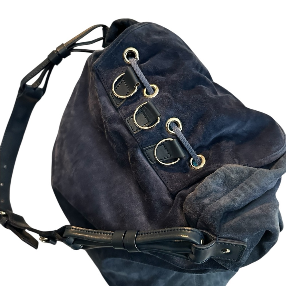 Authentic Balenciaga Suede Cargo Pocket Suede Shoulder Bag with COA - Picture 14 of 16
